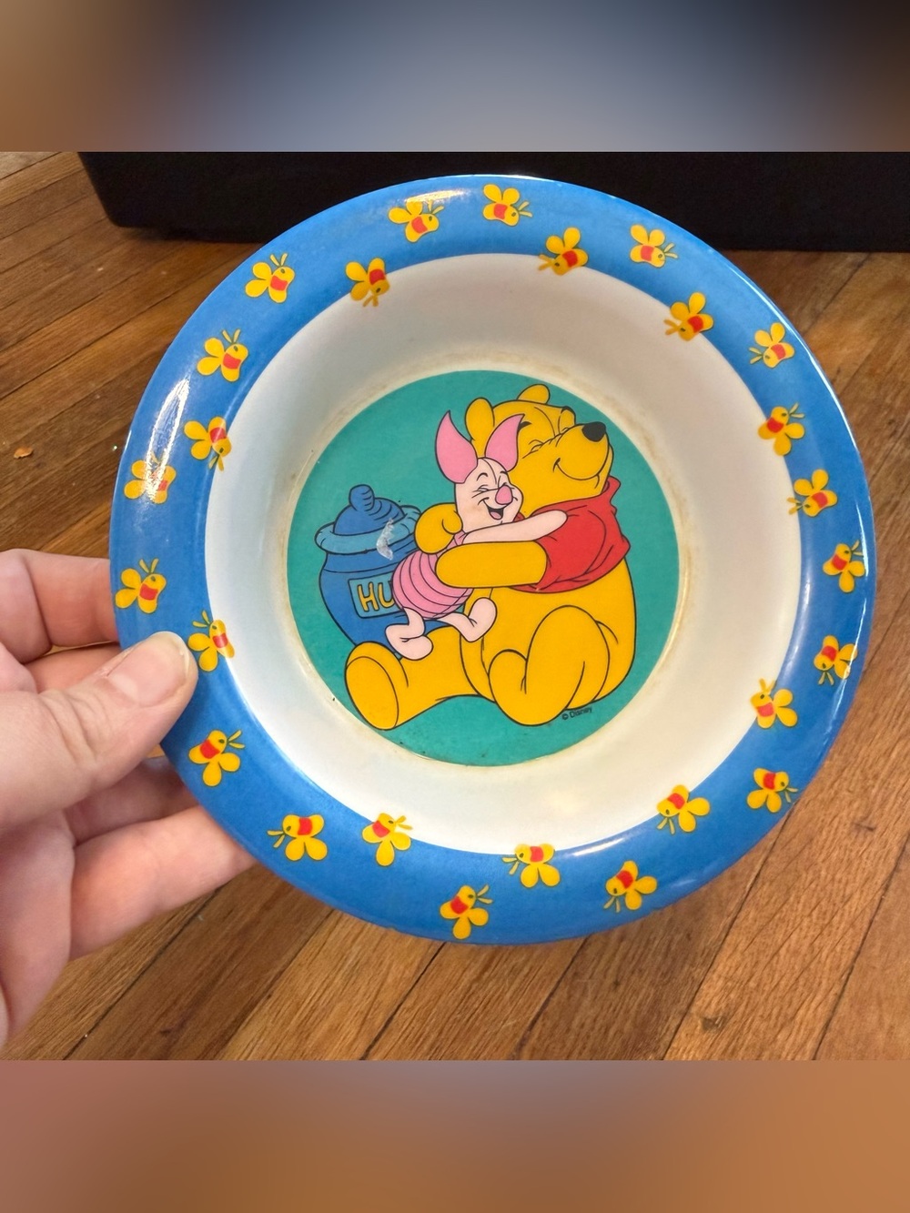 Disney Vintage Winnie the Pooh & Piglet Melamine Bowl